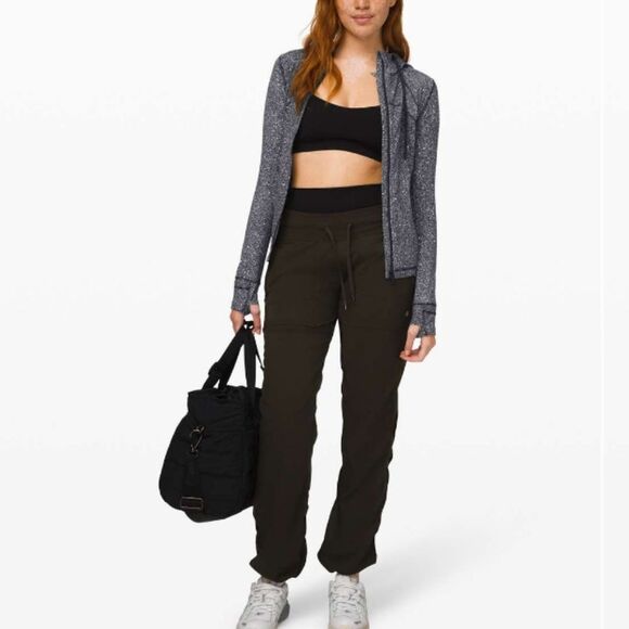 Lululemon Hooded Define Jacket Luminescence Splatter White Black Size 10 - Picture 9 of 10